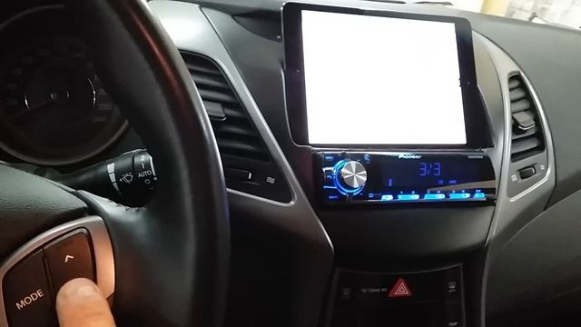 Hyundai Elantra 2014 установка iPad mini и магнитолы смотреть онлайн