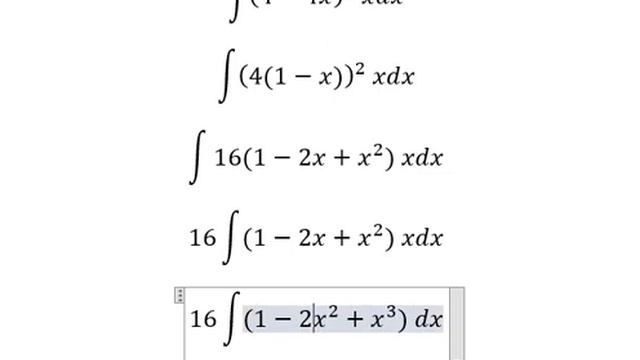 Calculus Help: Integral ∫ (4-4x)^2 xdx - Integration - Basic Techniques смотреть онлайн