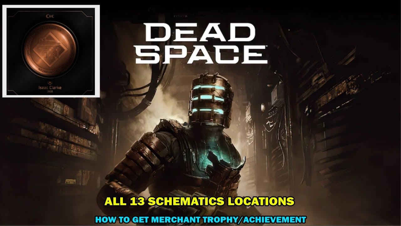 Dead space remake walkthrough - All 13 schematics locations - How to get merchant trophy смотреть онлайн