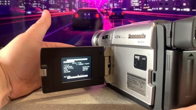 Обзор технологий прошлого..Видеокамера кассетная vhs-c Panasonic nv-vz14 обзор, тесты, сьёмка. смотреть онлайн