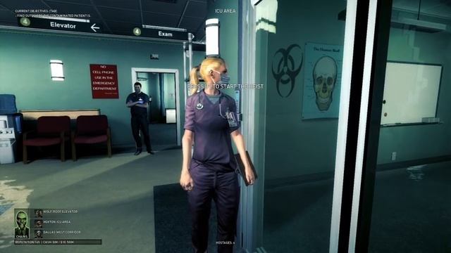 Payday: The Heist (Mercy Hospital plan A singleplayer) смотреть онлайн