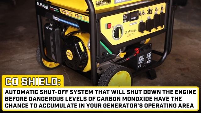 Champion 8000-Watt Dual Fuel Portable Generator with Electric Start and CO Shield® (Mod. 201284) смотреть онлайн