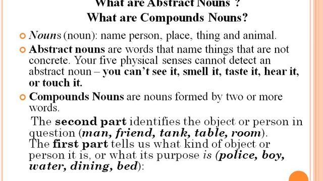 Lesson 14 "Abstract/Compound nouns" 9 grade смотреть онлайн