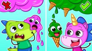 Что Случилось с Мороженым?! | Развивающие Мультики Для Детей🍦😋 | Крошка Мими🦄