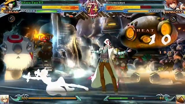 Yuki terumi (me) vs makoto nanaya (kitten comet) смотреть онлайн
