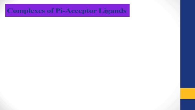 Complexes of Pi-Acceptor Ligands Introduction (Urdu/Hindi/English) смотреть онлайн