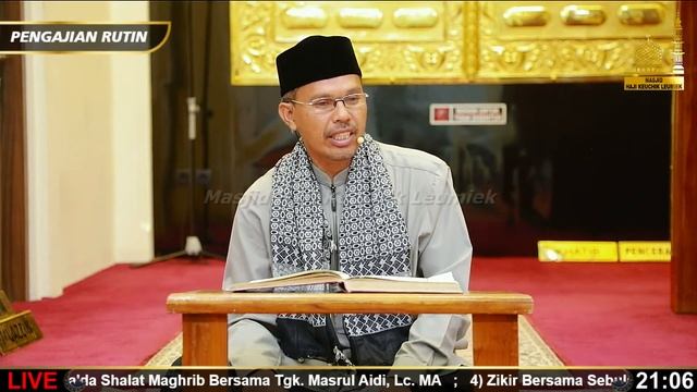 Sunah-Sunah Dalam Shalat (Lanjutan) | Fiqih Tgk Asnawi Ulee Titi (23-06-2022) смотреть онлайн