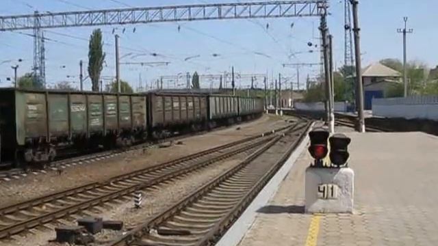 ВЛ8М-1234 по станции Днепропетровск с грузовым смотреть онлайн