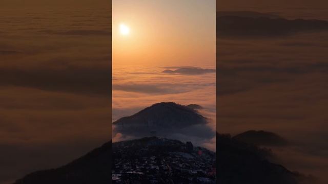 Восход солнца на Тихом океане. Камчатка