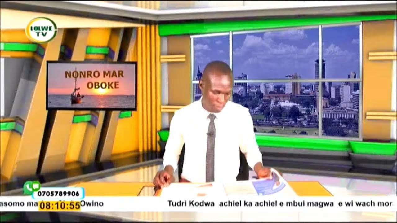 Lolwe TV Nonro mar Oboke (Newspaper Review 13th October 2021) Kod Chris Owino смотреть онлайн
