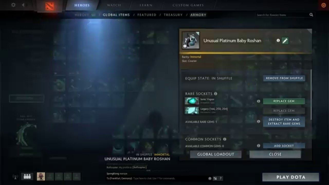 Unusual Platinum Baby Roshan Upgrade (Legacy) смотреть онлайн
