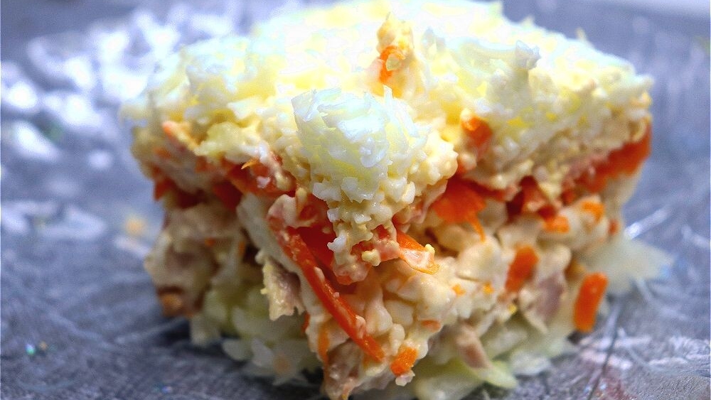 Один из самых вкусных салатов на новогодний стол