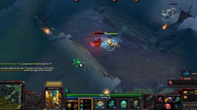Elder titan - using Quick Cast -DOTA 2 -2016 смотреть онлайн