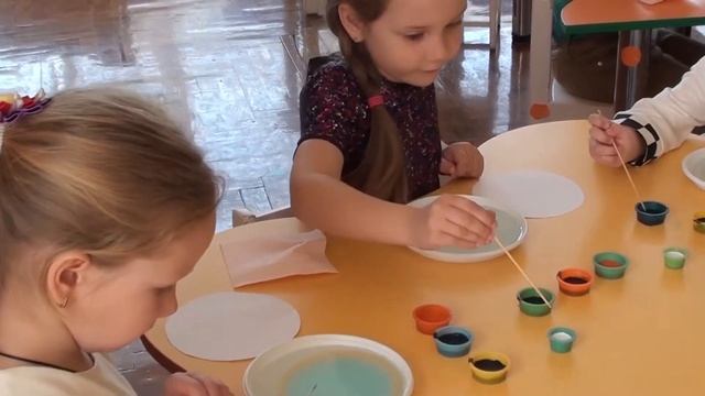 Малювання технікою "Ебру" у КЗДО "Сонечко" Оріхівської міської ради смотреть онлайн