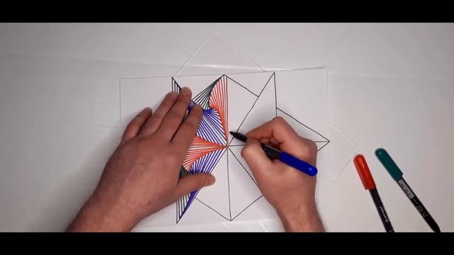 3D рисунок,иллюзия линий. смотреть онлайн