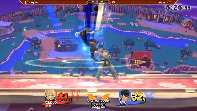 Sm4sh Singles #33 - Grand Final - Agias (Cloud) vs Locus (Ryu) смотреть онлайн