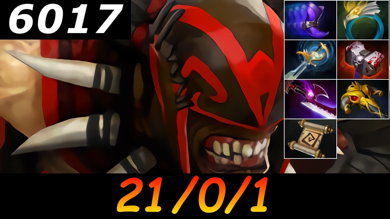 Dota 2 Bloodseeker 6017 MMR 21/0/1 (Kills/Deaths/Assists) Ranked Full Gameplay смотреть онлайн