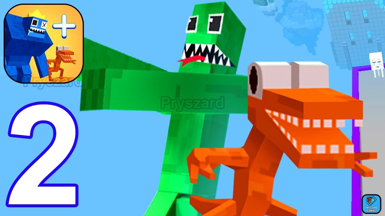 Merge Run Rainbow - Gameplay Walkthrough Part 2 Merge Run Rainbow Friends (Android, iOS) смотреть онлайн