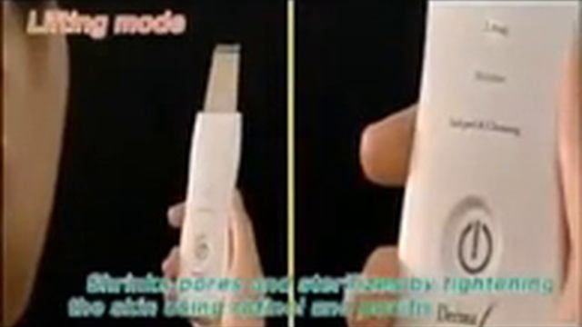 Derma F Ultrasonic Skin Scrubber Device смотреть онлайн