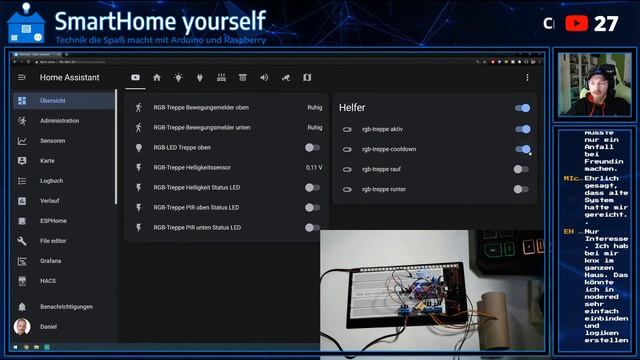 Automatisierung + Animation der Treppenbeleuchtung mit Home Assistant смотреть онлайн