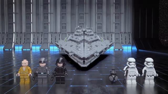 First Order Star Destroyer LEGO Star Wars 75190 Product Animation смотреть онлайн
