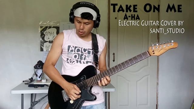 Take on me Aha Guitar cover by Santi studio смотреть онлайн