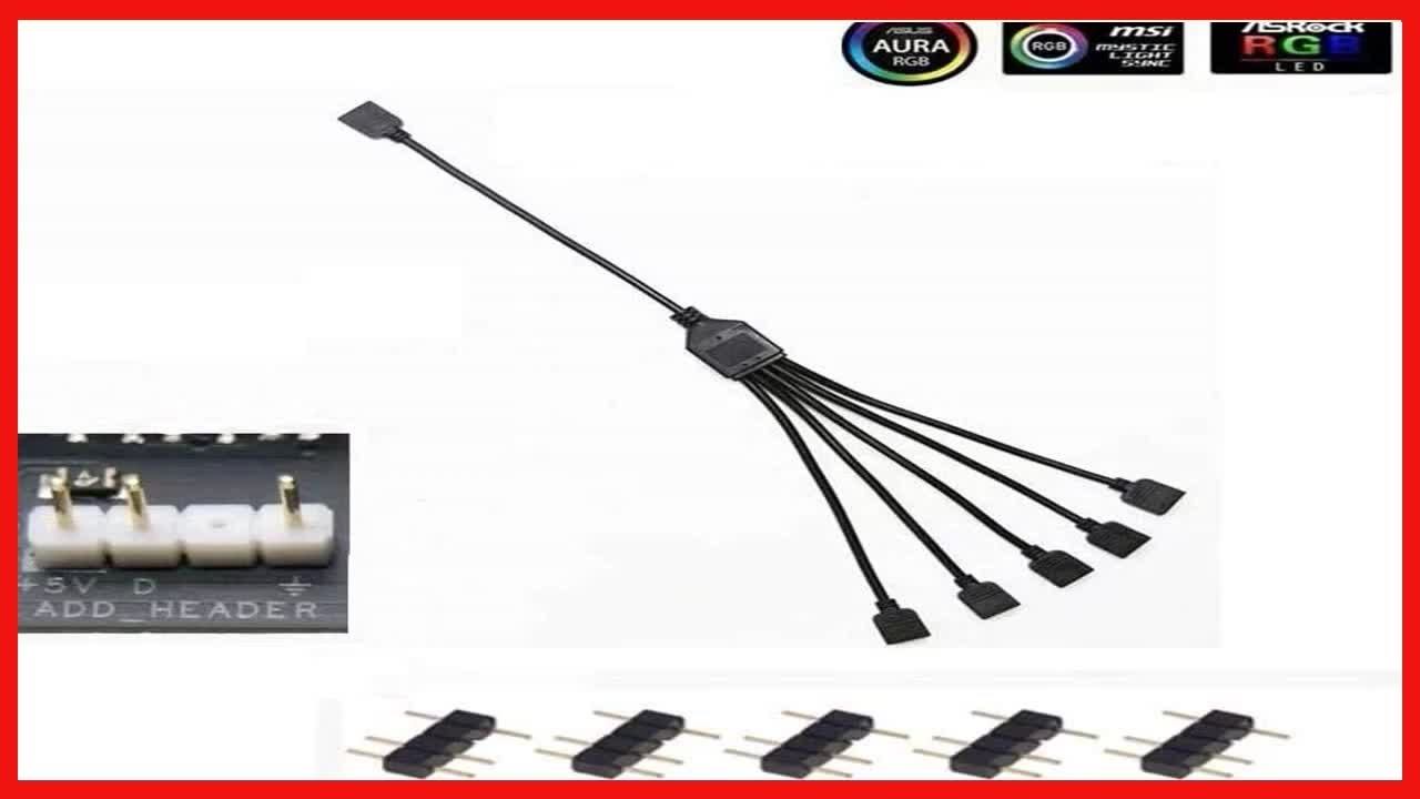Great product - Cooler Master 1-to-5 ARGB Splitter Cable / 5V - Support 3-pin Addressable RGB - LE смотреть онлайн