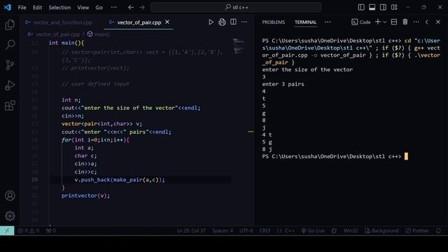 Vector of Pair in C++: Explained with Examples смотреть онлайн