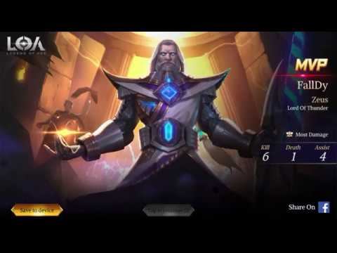 Zeus - Lord of Thunder • Legend of Ace | Ultimate Skill • #LOA [Full Gameplay] смотреть онлайн
