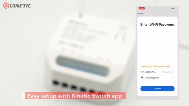 Quinetic - WiFi Mini Wireless Switch/Dimmer Receiver смотреть онлайн