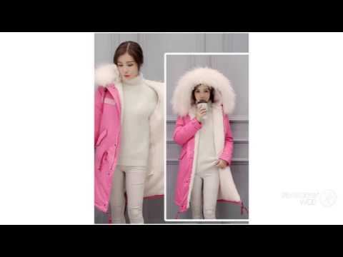 Одежда с Aliexpress - теплый женский пуховик смотреть онлайн