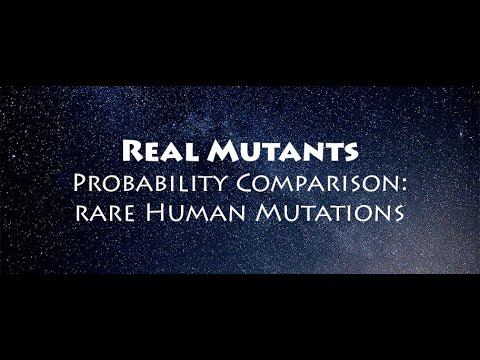 Real Life Mutants [Rare Human Mutation Probability Comparison] смотреть онлайн