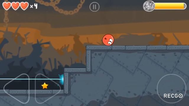 Несносный КРАСНЫЙ ШАР против черного квадрата. Красный шар 4. Мультик Red Ball 4. Уровень 31-35 смотреть онлайн