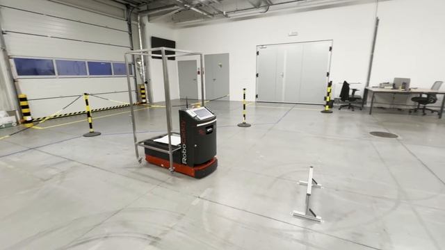 AGV/AMR demo application - REX system demonstration in the simple pick and drop application смотреть онлайн