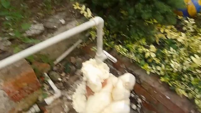 Кран для воды на улице / Своими руками // Жизнь в деревне смотреть онлайн