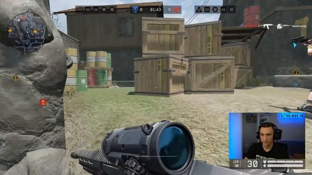 СДЕЛАЛИ 100% ХЕДШОТОВ на РМ в Warface смотреть онлайн