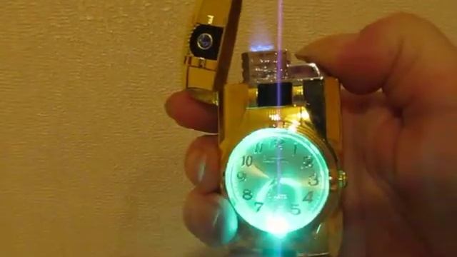 Зажигалка часы с подсветкой