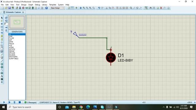 how to use bi coloured leds in proteus | bicolour leds in proteus смотреть онлайн