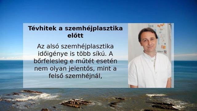 Szemhéjplasztika tévhitek - Szemhéjplasztika mindenkinek - Dr. Boros László смотреть онлайн
