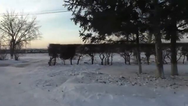 Прогулка перед новым годом. Благовещенск. смотреть онлайн