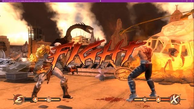 PS3 Emulator-RPCS3-LLVM--0.0.4- 4K God of War 3 kratos in Mortal kombat 9 best oGL & VK settings. смотреть онлайн