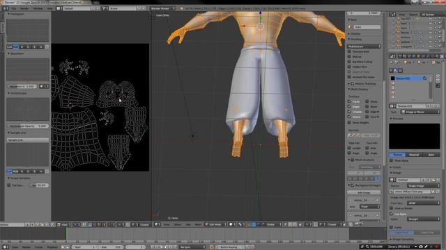 Моделирование персонажа - часть 14 (текстуирование 3) смотреть онлайн