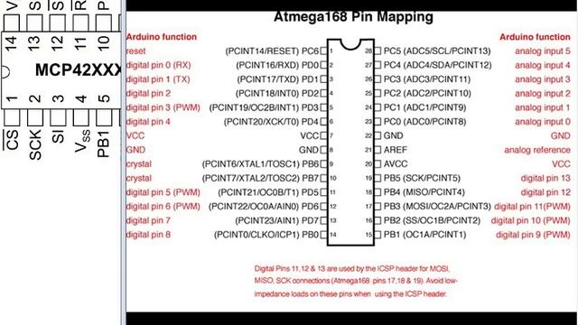 MCP42100, digital potentiometer with Arduino Tutorial смотреть онлайн