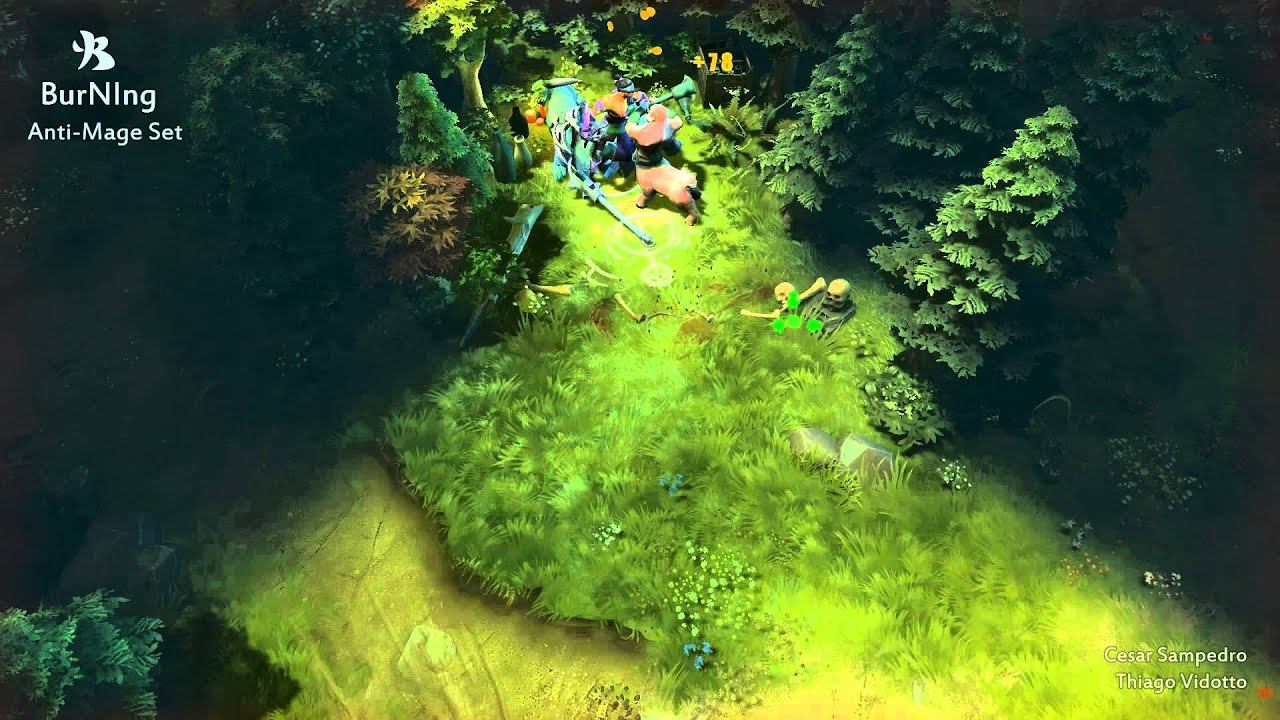 BurNIng Anti-Mage set - Dota 2 смотреть онлайн
