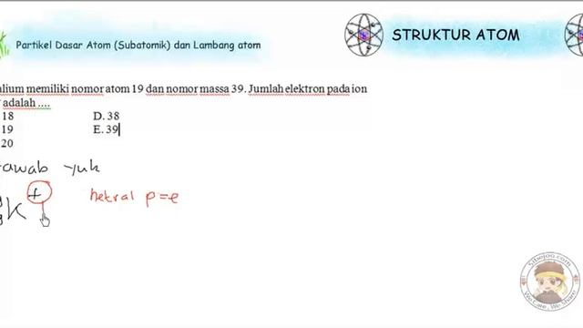 Struktur Atom - Contoh Soal 4 смотреть онлайн