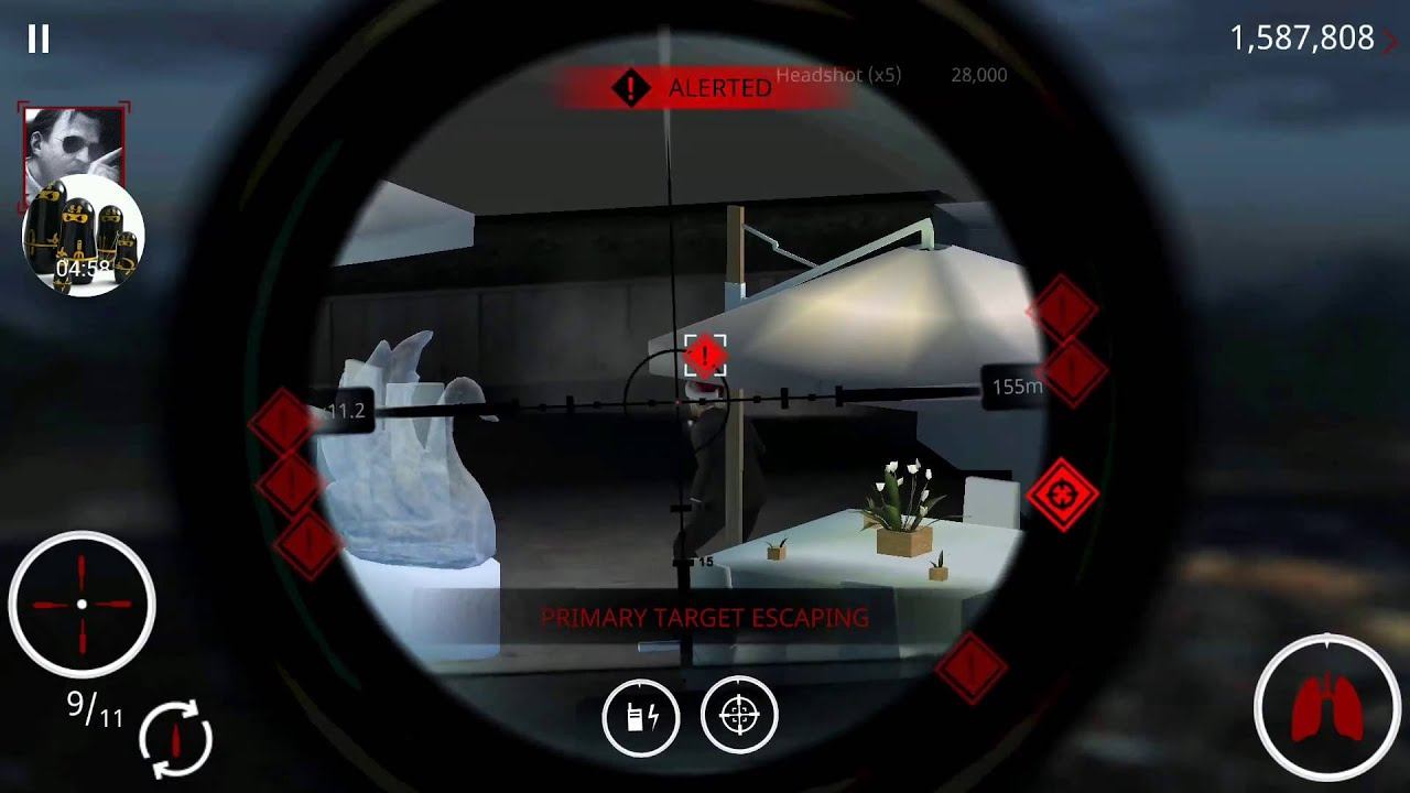 Hitman sniper gameplay. Failed level Domino kill. Chapter 2. mission 20 смотреть онлайн