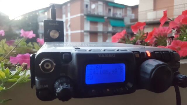 YAESU FT817 & MIRACLE ANTENNA- QSO R18PAN 2213 KM смотреть онлайн