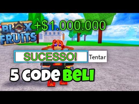 TODOS OS 5 CÓDIGOS SECRETOS DE DINHEIRO NO BLOX FRUITS смотреть онлайн