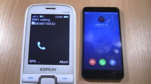 Incoming call & Outgoing call at the Same Time   Xiaomi Redmi Note 2 +Explay TV240