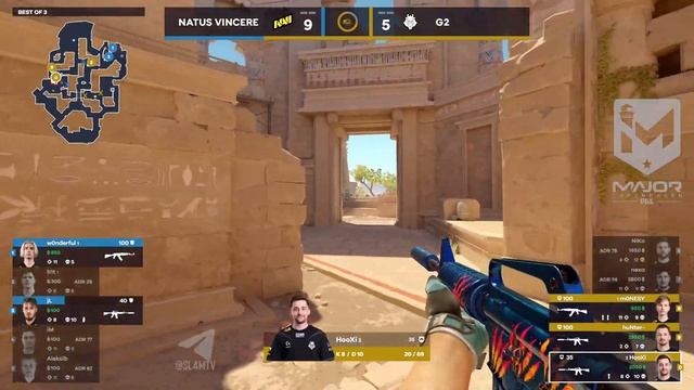 КТО ПРОЙДЕТ В ФИНАЛ? Полный Матч - NAVI vs G2 - ANUBIS | PGL Major Copenhagen 2024 смотреть онлайн